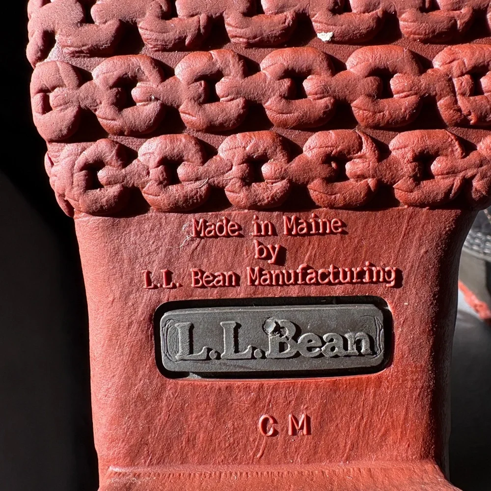 L.L. Bean Boots 8” Bison Brown/Brick Red - Picture 5 of 7
